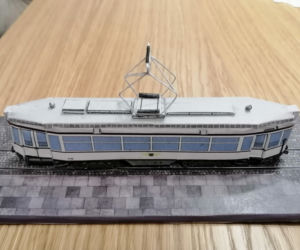 Modele tramwajów stworzone przez pana Michała z Poznania