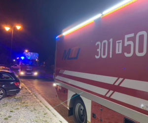 Olbrzymi pożar budynku przedszkola w Chęcinach! Całonocna akcja straży! [ZDJĘCIA]