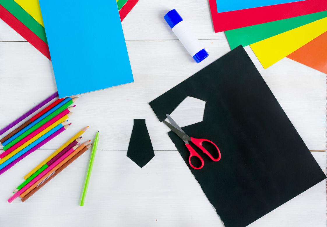 Laurka na Dzień Taty DIY - krok 1