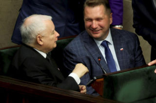 Prezes Kaczyński był przeziębiony, ale już wrócił do formy. Czarnek wprost o szefie PiS