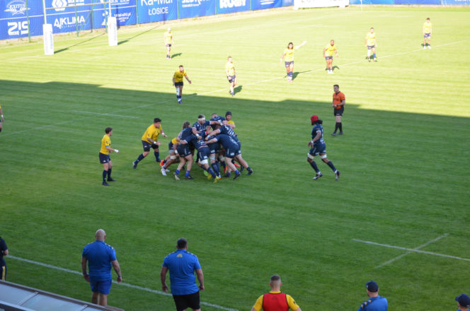 Siedlczanie wygrali półfinałowy mecz Ekstraligi Rugby! MKS Awenta Pogoń Siedlce pokonał Life Style Catering RC Arka Gdynia