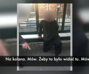 Furiat ZNĘCAŁ SIĘ nad bezdomnym. Kopał i bił po twarzy! MAKABRYCZNE nagranie!