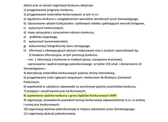 Fragment Opisu Przedmiotu Zamówienia