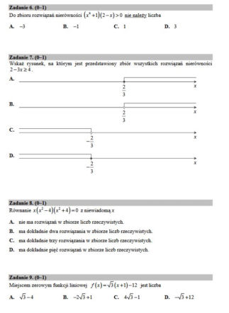 Matura 2017 matematyka podstawowa. [ARKUSZE, ZADANIA, PRZECIEKI]