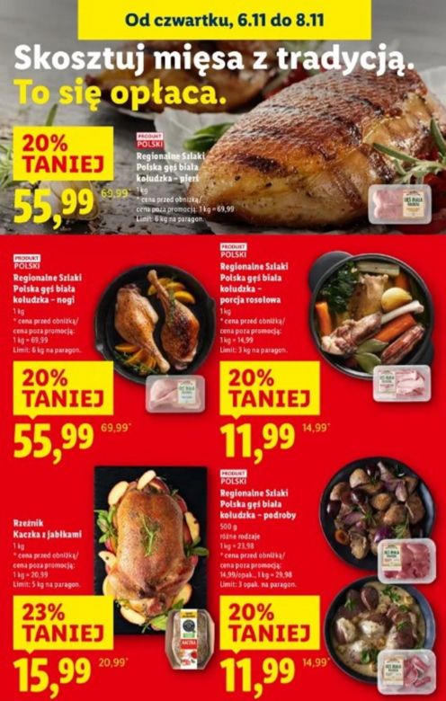 Promocje w Lidlu na św. Marcina