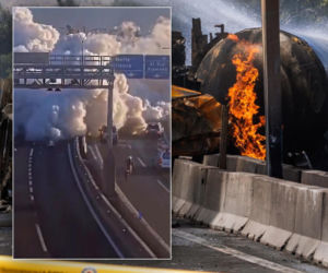 Potężny wybuch na ruchliwej trasie! Wiele ofiar