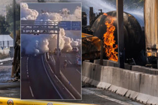 Potężny wybuch na ruchliwej trasie! Wiele ofiar