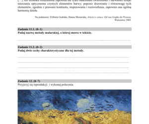 ARKUSZE CKE - Matura historia sztuki 2019