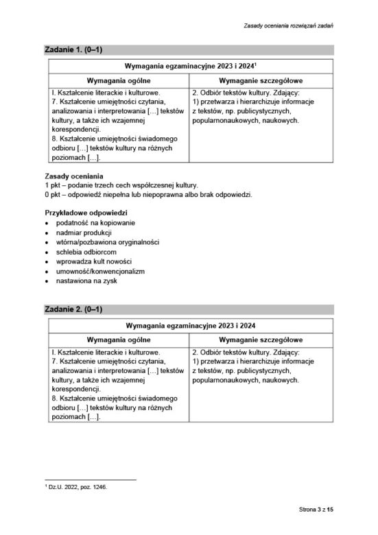 Matura próbna 2023: Polski. Odpowiedzi CKE i oficjalny klucz do zadań