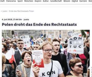 Zagraniczne media komentują zmiany w polskim sądownictwie