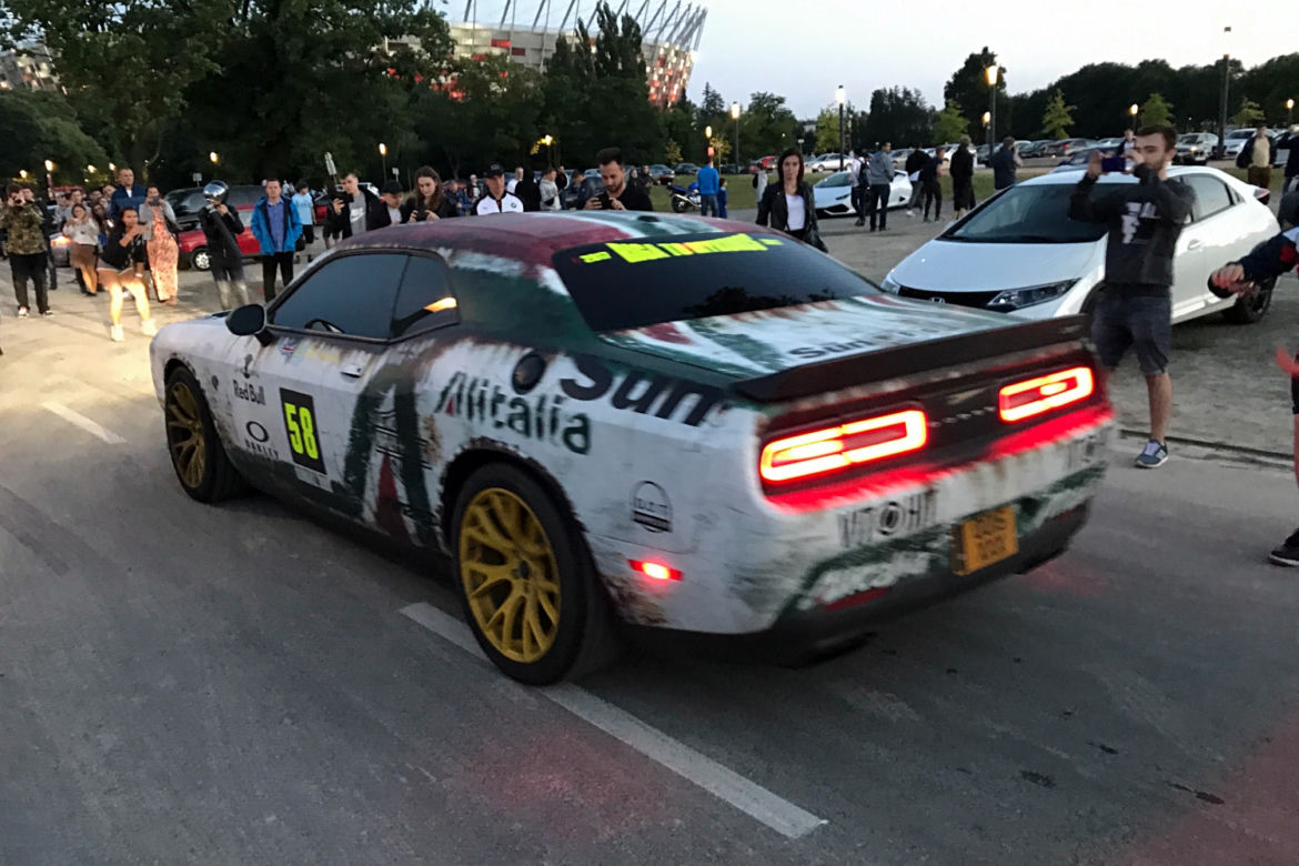 Gumball 3000 2017 w Polsce, Warszawa Stadion Narodowy