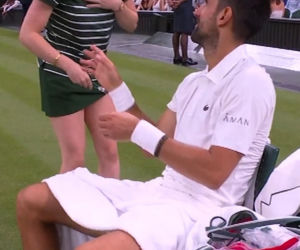 Novak Djokovic przestraszył dziewczynę