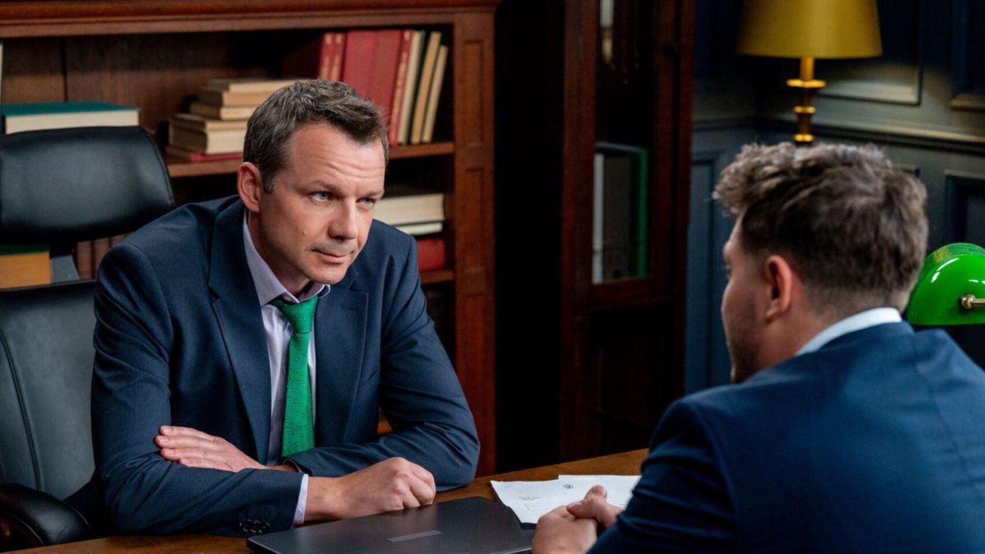 Barwy szczęścia odc. 3249. Justin (Jasper Sołtysiewicz), Bruno (Lesław Żurek)