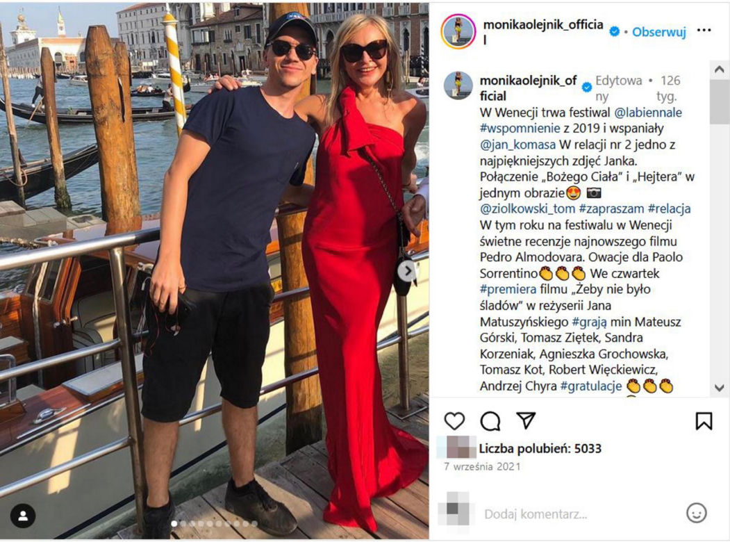 Monika Olejnik kusi dekoltem