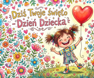 Fajna kartka na Dzień Dziecka
