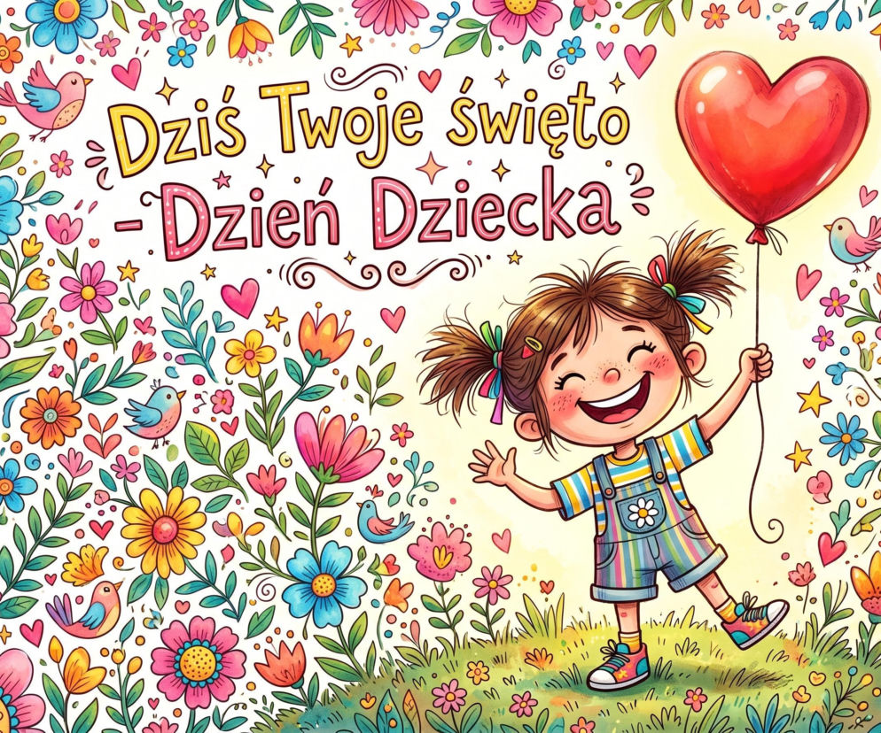 Fajna kartka na Dzień Dziecka