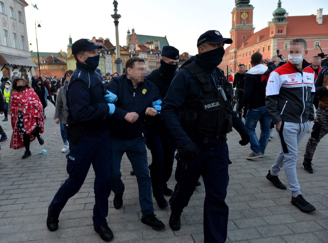 Protest przedsiębiorców w Warszawie
