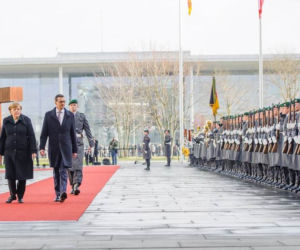 PREMIER MORAWIECKI Z WIZYTĄ W BERLINIE