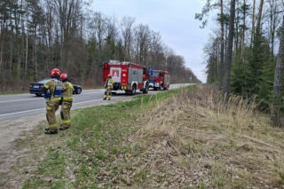 Wypadek na drodze Starachowice - Lubienia