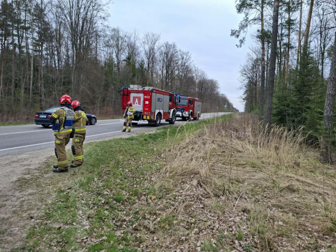 Wypadek na drodze Starachowice - Lubienia