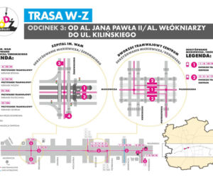 Komunikacja na trasie WZ