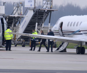 Lewandowscy przylecieli do Polski na święta