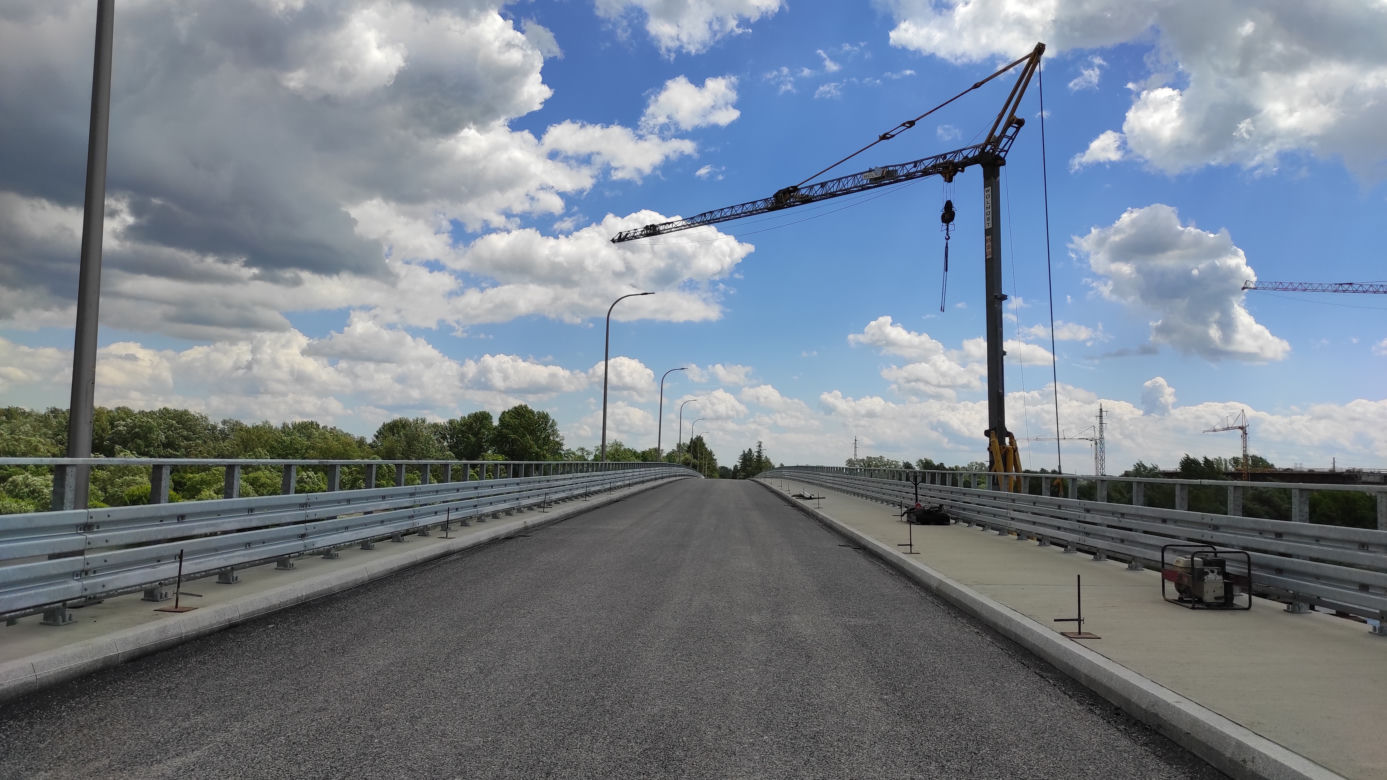 Most w Ostrowie. Obciążenie próbne 28 maja 2022r.