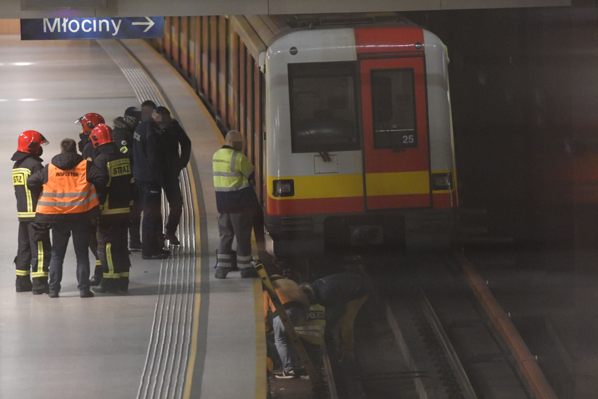 Pociąg rozjechał mężczyznę w metrze