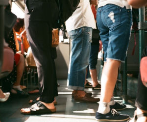 W autobusie bywa ciężko