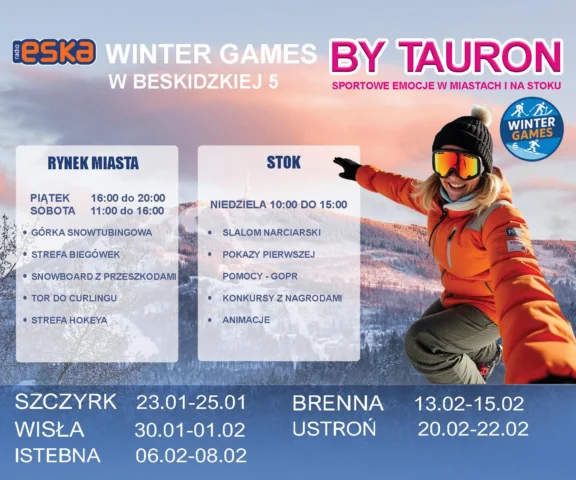 ESKA Winter Games by TAURON – sportowe emocje w Beskidzkiej 5!