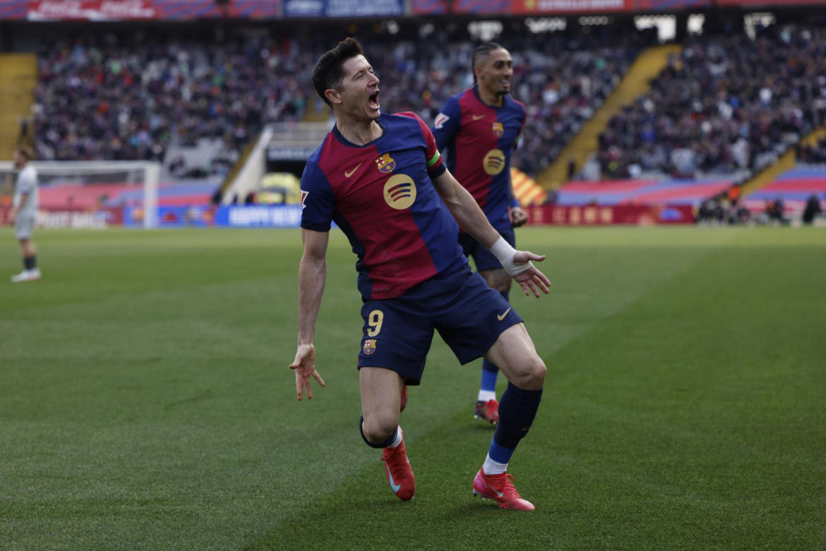Robert Lewandowski strzelił gola Alaves