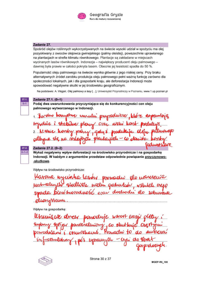 Matura próbna 2026: geografia rozszerzona - wszystkie odpowiedzi do arkusza CKE 15.01.2026