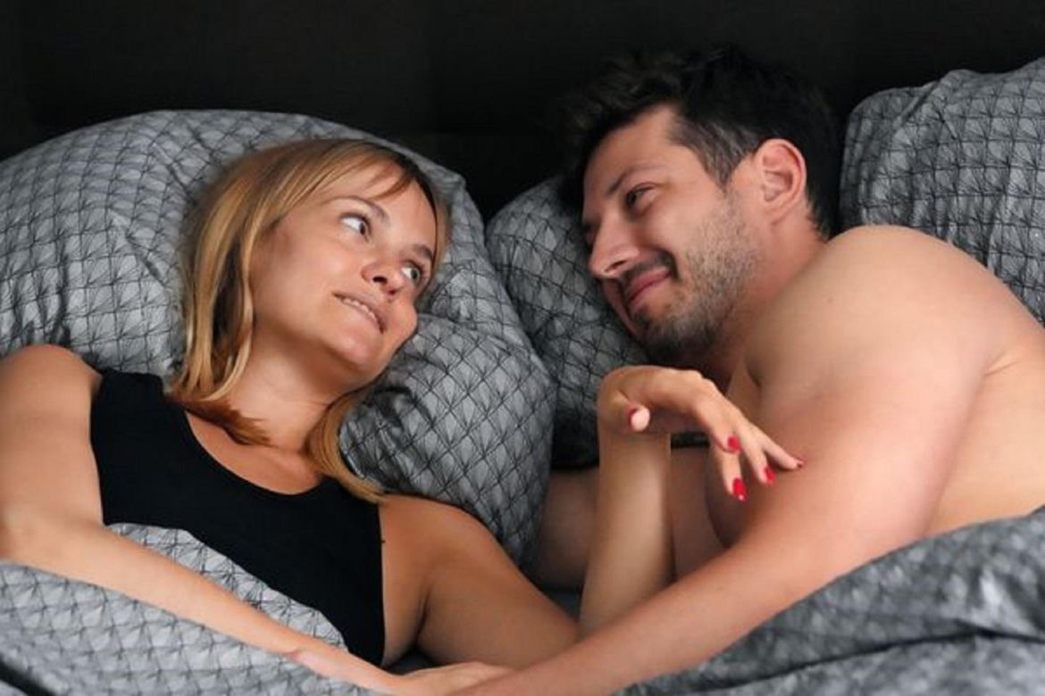 Barwy szczęścia, odc. 3286. Justin (Jasper Sołtysiewicz), Ola (Michalina Robakiewicz)