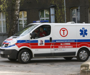 szpital poznań, karetka