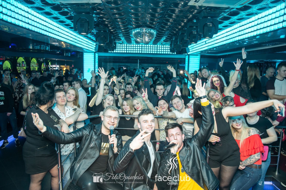 Dyskoteka w Face Club Olsztyn. Tańczyli z Power Play i Menelaosem