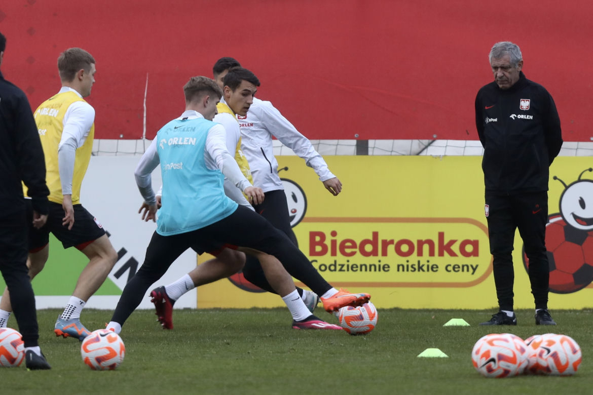 Pierwszy trening Fernando Santosa z reprezentacją Polski