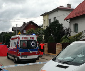 Wybuch na ul. Kasztanowej w Białymstoku