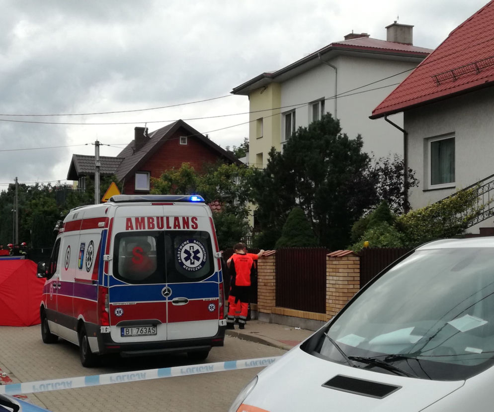 Wybuch na ul. Kasztanowej w Białymstoku