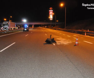 Wypadek na A1 w Wieszowej. Nie żyje 27-latek [ZDJĘCIA]