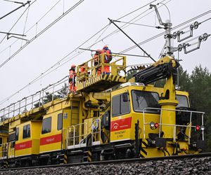 Nagłe zatrzymanie pociągu pod Puławami. Mamy zdjęcia!