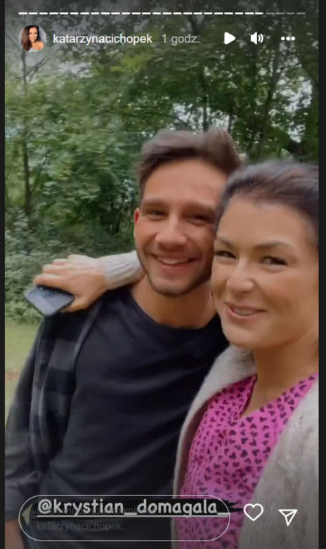 M jak miłość na planie. Mateusz (Krystian Domagała), Kinga (Katarzyna Cichopek)