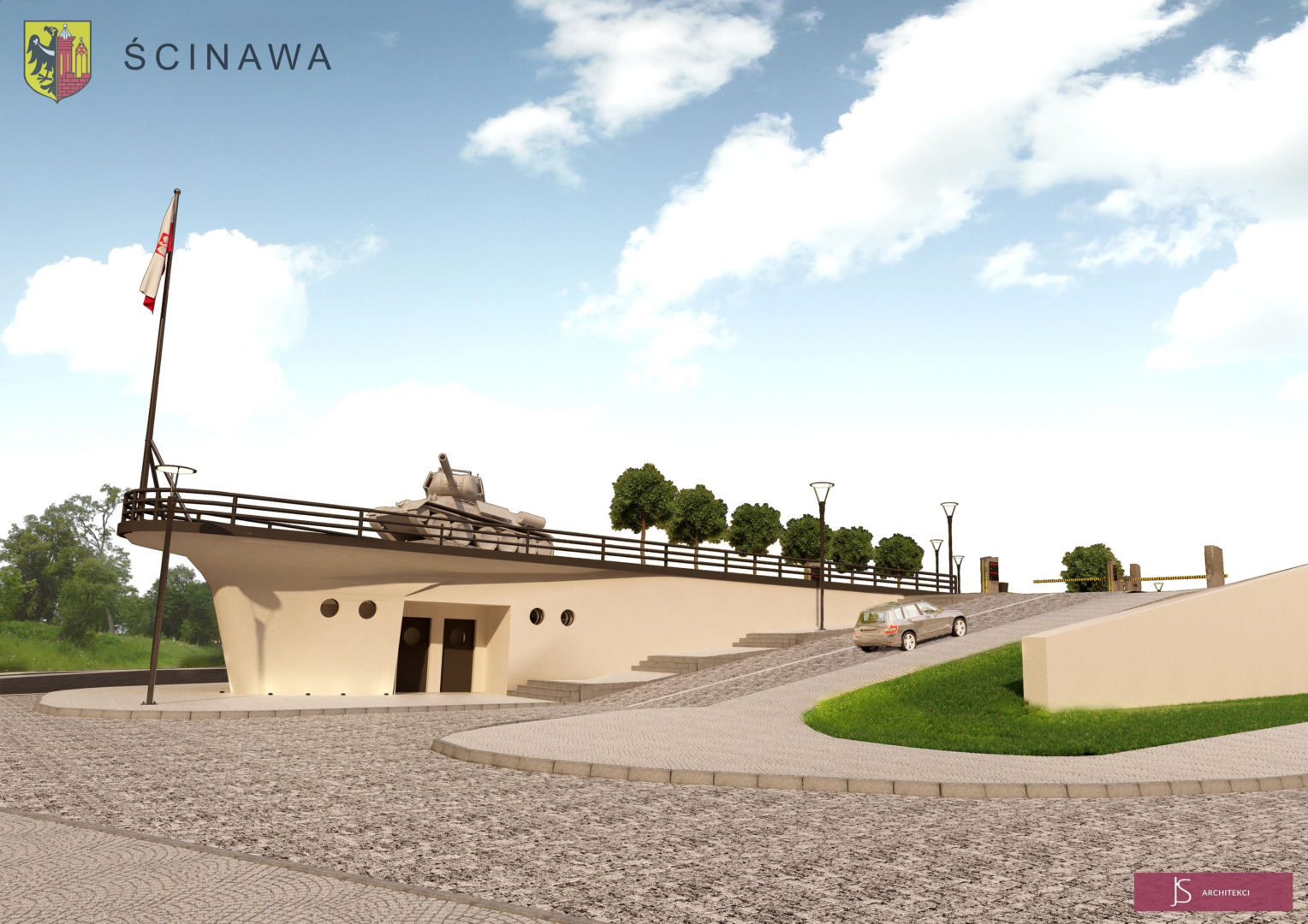 Park&Ride w Ścinawie - projekt i realizacja