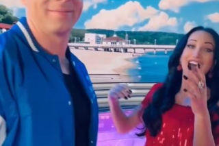 Skolim skradł buziaka Steczkowskiej