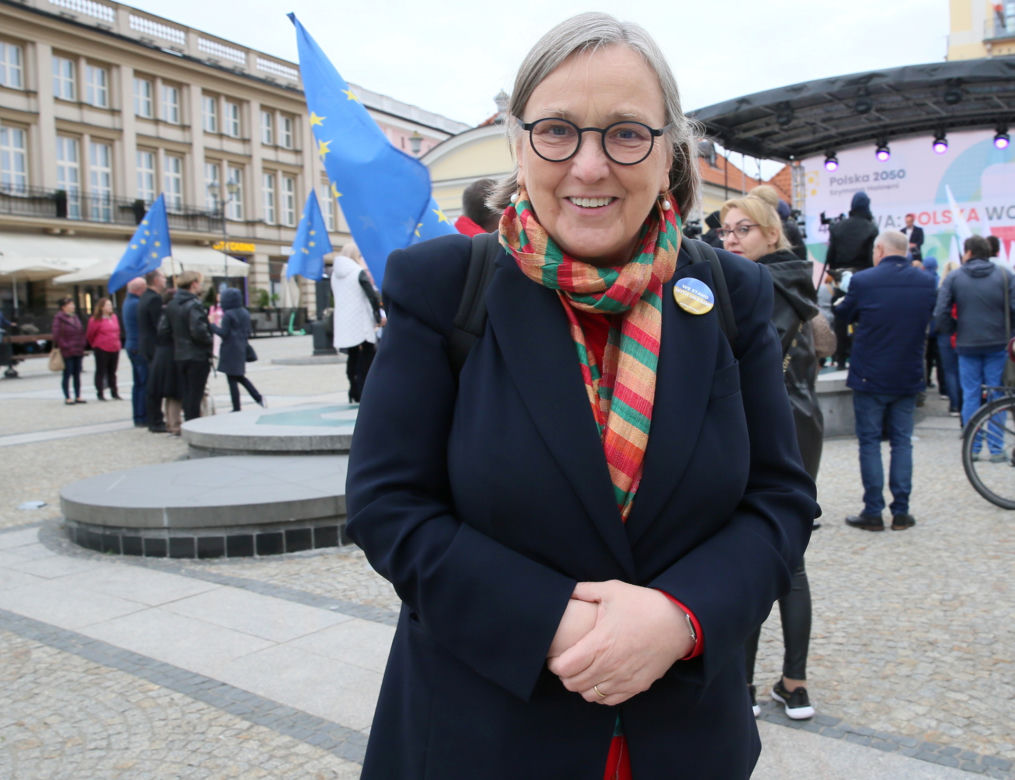 Ksiądz Grzegorz Kramer pokazał rysunki od dzieci, Róża Thun nie wytrzymała