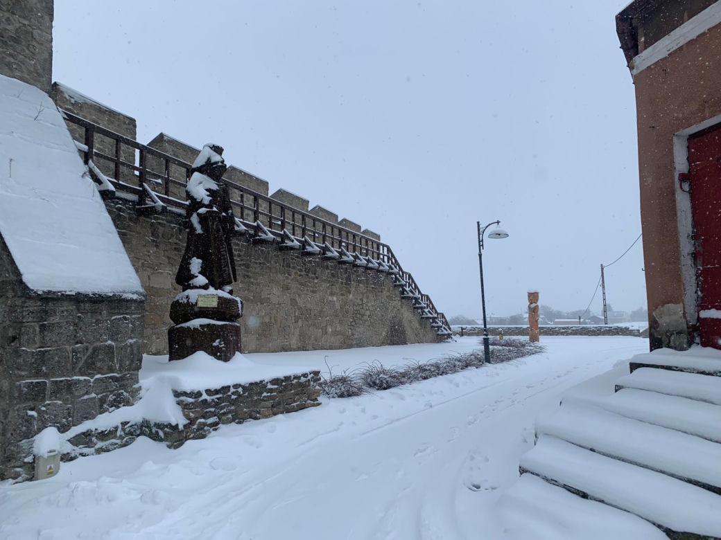 Zima w Świętokrzyskiem (Szydłów)
