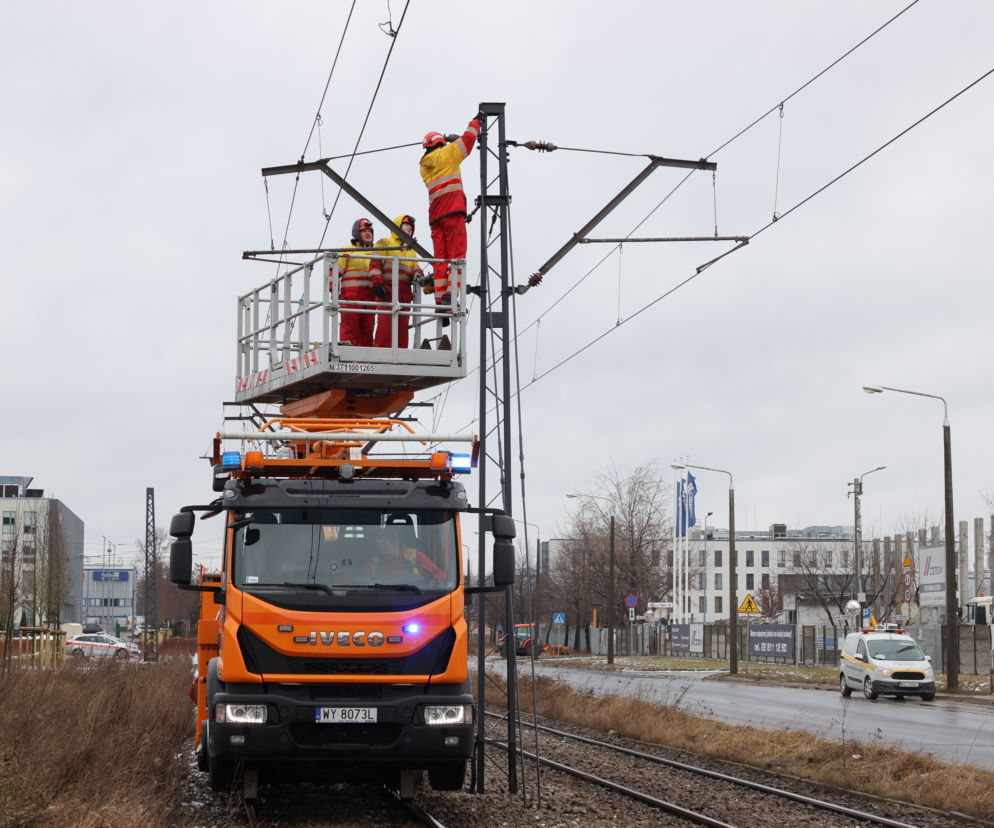 Poważna awaria na Żeraniu. Tramwaje kursują na skróconej trasie