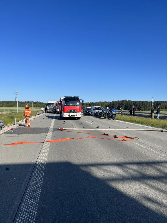 Wypadek na trasie S5 w Żołędowie pod Bydgoszczą! Cztery osoby zostały ranne [ZDJĘCIA]