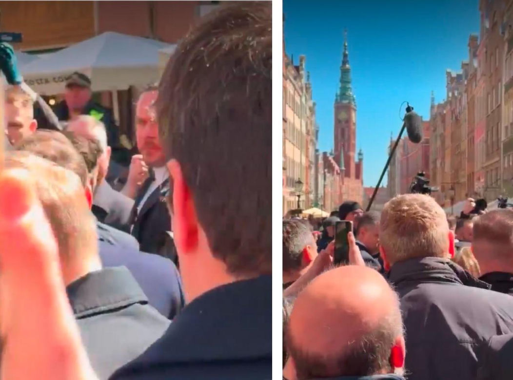 Emmanuel Macron już w Gdańsku i wzbudza ogromne zainteresowanie!
