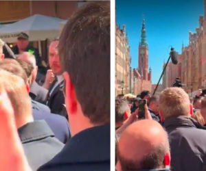 Emmanuel Macron już w Gdańsku i wzbudza ogromne zainteresowanie!