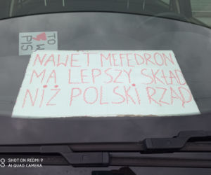 protest na Rondzie Gronowo